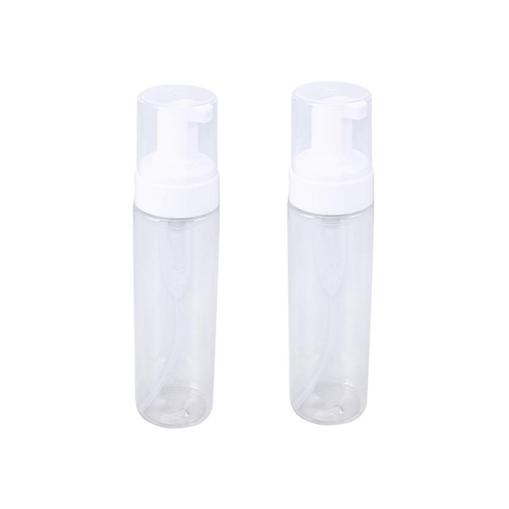 FOMIYES Travel Foam Pump Bottle 200ml Reusable Empty Bottles Dispenser Leakproof