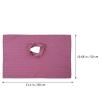 EXCEART Massage Table Sheet with Hole Comfortable Spa Bed Cover for Beauty Salon Esthetician and Spa - Washable Massage Bed Cloth view 3