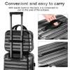 14-Inch Makeup Train Case Hardshell PC+ABS Travel Cosmetic Organizer, Makeup Storage Box for Toiletry Durable Portable Gifts for Women. view 3