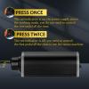 ATOMUS Tattoo Power Supply with Wireless Tattoo Pedal Colorful Light Power Cable for Tattoo Machine Pen Liner and Shader (Gold) view 4