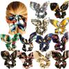 Bow Hair Bands,Chiffon Hair Scrunchies Solid Color Hair Tie with Bow scrunchie Elastic Headband Hair Ties Ponytail Holder For Women Girls (4PCS) view 1