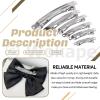 Wokape 80Pcs 3 Inch French Barrette Hair Clips, 80mm Metal Blank Hair Clips for Salon and Women Girls Hair Bows DIY Projects view 3