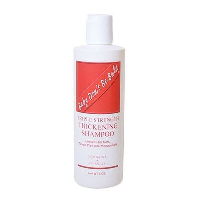 2 Set -Baby Don't Be Bald TRIPLE STRENGTH Thickening Shampoo 8oz 2 Set 8 Fl Oz (Pack of 1)
