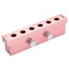 DIY Lipstick , Aluminum Alloy Rose Gold Dual Uses Lip Balm Maker Tool, Rose Gold Dual Uses Lip Balm Maker Tool(6 holes) view 1