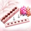 DIY Lipstick , Aluminum Alloy Rose Gold Dual Uses Lip Balm Maker Tool, Rose Gold Dual Uses Lip Balm Maker Tool(6 holes) view 2