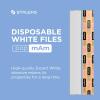 Staleks Pro Disposable White Nail Files papmAm Expert 22  180 Grit  50 Pcs  Glueless Replaceable Abrasives  Precise Nail Shaping  Manicure & Pedicure view 3