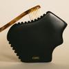 cure. Bian Stone Gua Sha Tool for Body  100% Natural Black Massage Stone for Lymphatic Drainage, Cellulite, and Muscle Relief view 2
