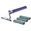 Ruilogod Navy Blue Handle Double Layer Blades Manual Shaver Razor (id: 57d 446 da6 f9e 92a view 1