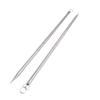 Ruilogod 2 Pcs Metal Blackhead Extractor Acne Remover Needles 4.5" w Holder Case(id:00 2ea 28 987 2df view 1