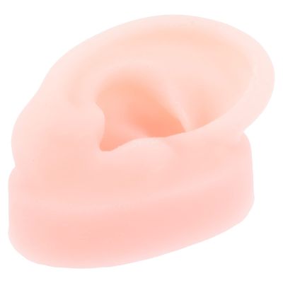 iplusmile Silicone Ear Model for Piercing Practice and Jewelry Display Realistic Design for Teaching Human Ear Structure and for and Earrings