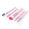 Ruilogod Woman Blush Powder Eyeshadow Applicator EyeLash Comb Makeup Brush 5 in 1 Pink (id: 7b2 c01 818 8f7 d73 view 1
