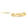 Ruilogod Rhinestone Flower Style French Hair Barrette Dark Red (id: 1c8 091 c3b 799 d20 view 2