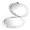Ruilogod Ladies Flower Pattern Portable Round Press Cosmetic Mirror Silver Tone (id: 122 3f8 fad 7c9 f39 view 2