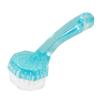 Ruilogod Lady Clear Blue Plastic Handle White Soft Brush Facial Cleaning Tool (id: d48 ff4 de6 fd0 72a view 1