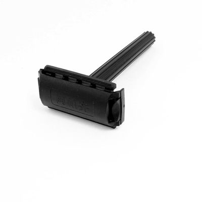 Ruilogod Men Travel Black Plastic Handle Shaver Manual Razor w Metal Blades Set (id: b1a 573 396 862 cd5