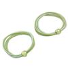 Ruilogod Green Bead Detail Two Tone Stretch Ponytail Holders Hair Tie 6 Pcs(id:30 c2d 39 e7d 8b9 view 1