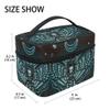 Makeup Bags, Butterfly Skull Mysticism Makeup Organizer Bag Makeup Case Cosmetic Toiletry Bag for Girl Women Ladies view 2