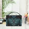 Makeup Bags, Butterfly Skull Mysticism Makeup Organizer Bag Makeup Case Cosmetic Toiletry Bag for Girl Women Ladies view 4