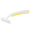 Ruilogod White Yellow Good performance Plastic Handle T Shape Body Hair Razor Shaver (id: 59e 816 097 341 8a9 view 1
