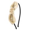 Ruilogod Lady Apricot Organza Bowknot Rhinestones Sequins Hair Band (id: c4b fda ea8 607 eeb view 1