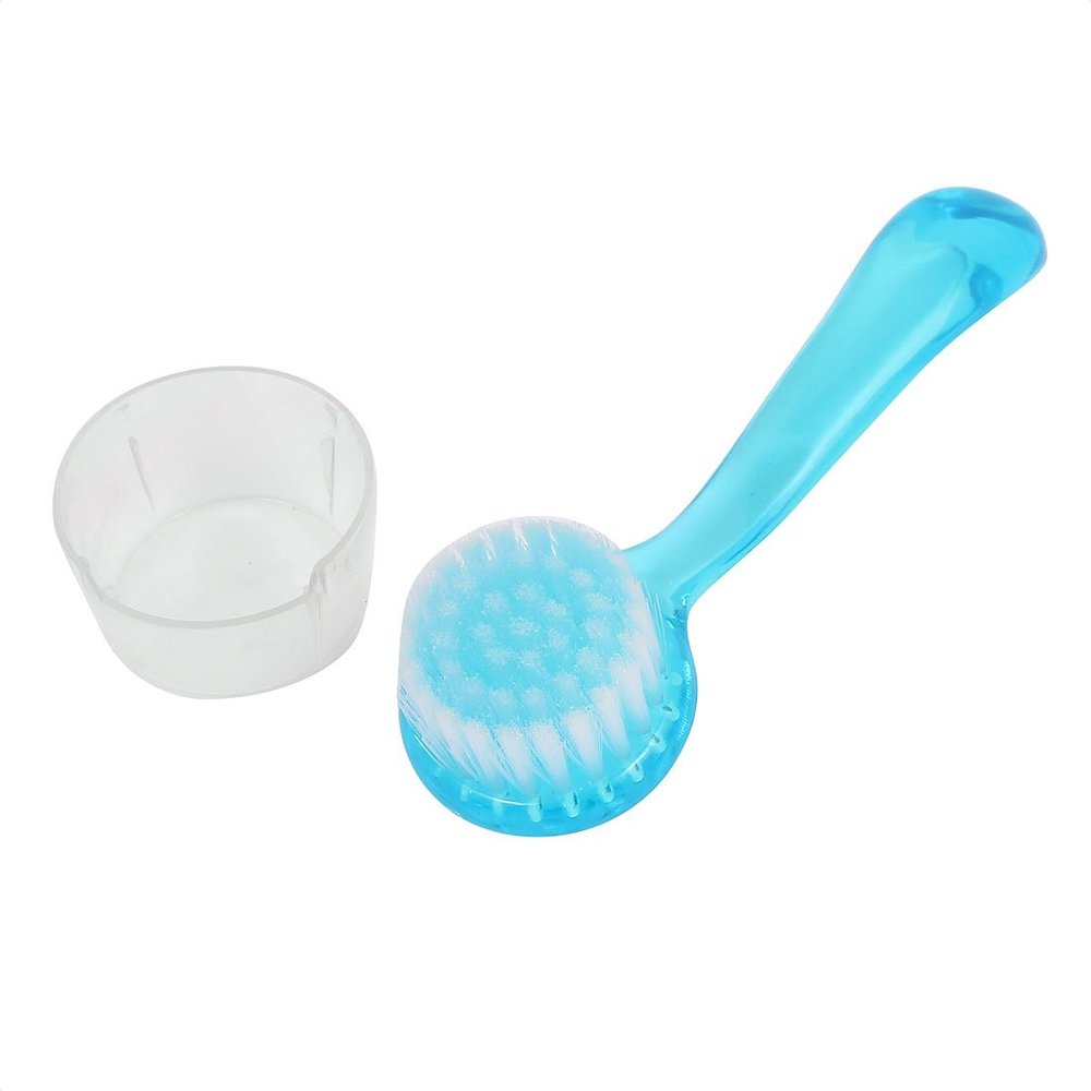 Ruilogod Plastic Grip Household Round Bristle Skin Care Face Cleaning Washing Brush Sky Blue (id: cc1 dd4 9a2 915 73a