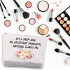 BDPWSS Assistant Principal Cosmetic Bag School Principal Appreciation Gift I'm a Mom And An Assistant Principal Nothing Scares Me Travel Pouch (Mom assis principal) view 3