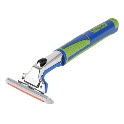 Ruilogod Blue Green Plastic Handle T Shape Blade Throat Shaving Razor (id: 69d 663 266 dbd 547