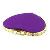Ruilogod Heart Shape Embroidered Flower Mini Pocket Makeup Mirror Purple (id: 45b 1f7 770 40e 882 view 2