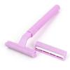 Ruilogod Women Metal Non- Textured Handle Body Hair Razor Shaver Pink (id: cbb a45 38b 661 fbb view 1