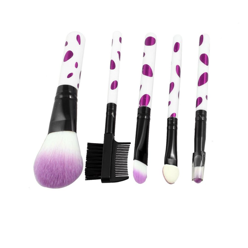 Ruilogod Woman Lip Brush Blusher Brushes Eyebrow Comb Makeup Cosmetic Set 5 in 1 (id: efb 3bb 112 240 035