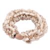 Ruilogod Rubber Rope Polyester Women Headband Hairdress Band Hair Tie Ponytail Holder Beige (id: def 30e b98 df2 7c6 view 1