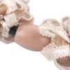 Ruilogod Rubber Rope Polyester Women Headband Hairdress Band Hair Tie Ponytail Holder Beige (id: def 30e b98 df2 7c6 view 3