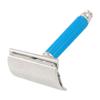 Ruilogod Man Double Edge Blade Blue Good performance Handle Razor w Case (id: 15c 33a 89f 104 bb2 view 1