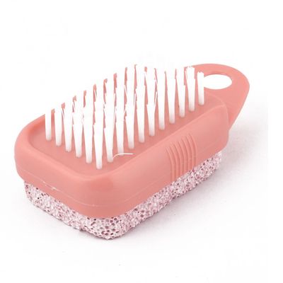 Ruilogod Plastic Handle Home Foot Massage Dead Cuticle Remover Exfoliating Pumice Stone Pink (id: 808 bf8 446 ae8 a27