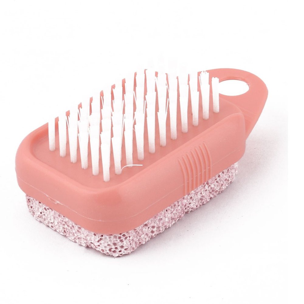 Ruilogod Plastic Handle Home Foot Massage Dead Cuticle Remover Exfoliating Pumice Stone Pink (id: 808 bf8 446 ae8 a27