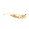 Ruilogod Lady Rhinestone Decor Flower Design French Barrette Gold Tone Purple (id: d0e c6a 57c b3d 66e view 2