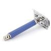 Ruilogod Men Handheld Double Edge Blade Safety Mustache Beard Shaving Razor Blue (id: 0aa 73d 386 38c ad9 view 2