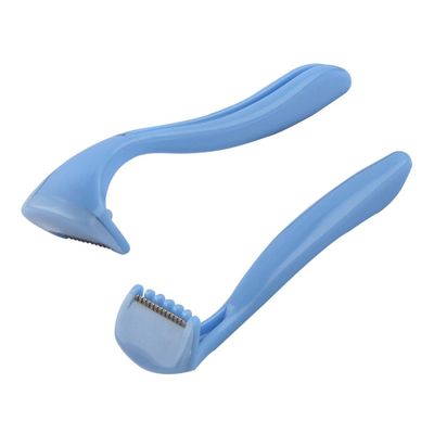 Ruilogod Plastic Handle Lady Body Hair Mini Remover Razor Shaver Trimmer 2pcs Blue (id: 459 645 223 bde 341