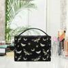 Goth Makeup Bag Black, Gothic Moth Butterfly Makeup Organizer Bags Toiletry Bag Box Travel Cosmetic Bag Make Up Train Case for Women Teen Girl Ladies view 4