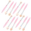 Ruilogod Plastic Women Eyeshadow Applicator Sponge Brush Cosmetic Makeup Tool 12 Pcs Pink (id: f6e c9a 2d9 471 330 view 1