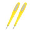 Ruilogod Yellow Handle Nail Cuticle Trimmer Remover Removal Tool 2 Pcs view 1