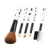 Ruilogod 5 in 1 White Black Dot Print Cosmetic Brush Eyeshadow Eyebrow Comb Set (id: 83b 5f6 b79 0d6 319 view 1