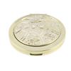 Ruilogod Metal Star Pattern Gold Tone Rounded Double Side Pocket Makeup Mirror (id: bd1 52c 887 fa3 49a view 1