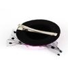 Ruilogod Woman Pink Shiny Tinsel Cover Top Cap Feather Decor Hair Clip (id: 99f 75a 82c 604 a82 view 2