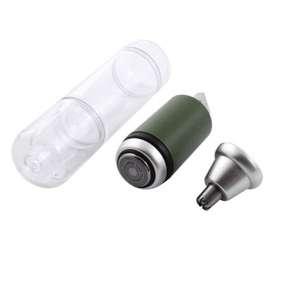 Ruilogod Men Army Green USB Powered Personal End Ear Hair Trimmer Shaver (id: cd2 fac 1d6 54e 31e