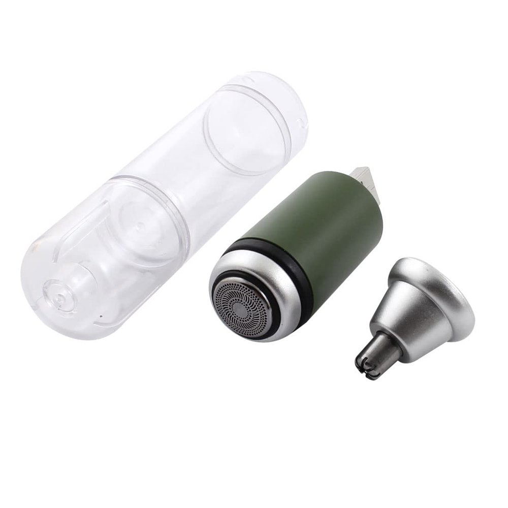 Ruilogod Men Army Green USB Powered Personal End Ear Hair Trimmer Shaver (id: cd2 fac 1d6 54e 31e
