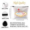 JXGZSO Vegas Trip Bag What Happens in Vacation Zipper Makeup Bags Travel Toiletry Bag Accessories (What Happens in Bag) view 2