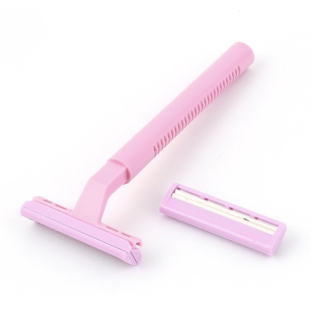 Ruilogod Lady T Shape Plastic Shell Body Hair Razor Shaver Trimmer Light Purple (id: c7c 20a c14 014 46e