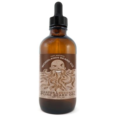 Castor and Coconut Pure Beard Oil (4oz)