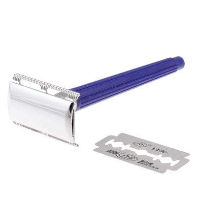 Ruilogod Man Handhold Handle Razor Breeds Cleaner + Blade Kit (id: abf 1dd 7e9 60a ebe